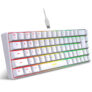 מקלדת גיימינג HXSJ V200 עם תאורת RGB
